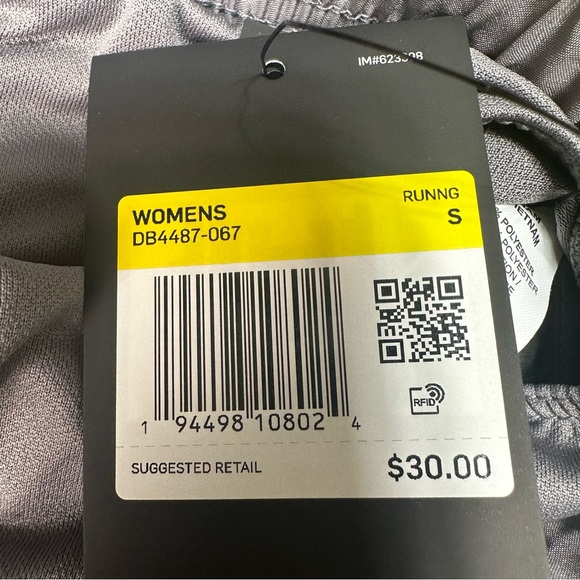 Nike Womens Dry Running Tempo‎ Athletic Shorts DB4487 067 Gray Size Small New - Picture 6 of 9